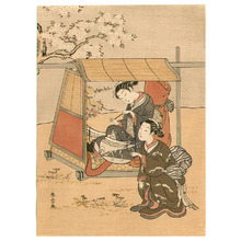Suzuki Harunobu: Two Ladies in the Spring - Artelino