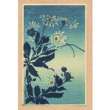 Unknown: Blue Flowers (small print) - Artelino