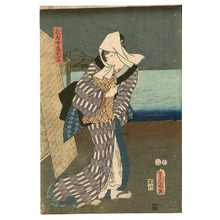 Japanischer Druck "Kabuki" von Utagawa Kunisada, 歌川国貞 (Utagawa Kunisada)