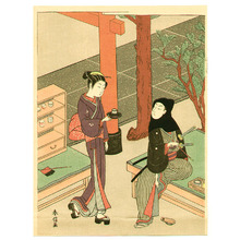 Suzuki Harunobu: Tea House - Artelino