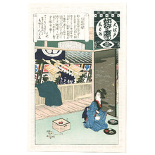 Torii Kiyosada, 鳥居清貞 (Torii Kiyosada)による浮世絵「Big Lantern - Annual Events of Edo Theater」