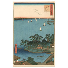 Utagawa Hiroshige: Shinagawa - One Hundred Famous Views of Edo - Artelino