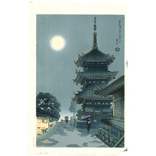 Asada Benji: Moon at Kiyomizu Temple - Artelino