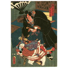 Utagawa Kunisada, 歌川国貞 (Utagawa Kunisada)による浮世絵「Kumagai - kabuki」