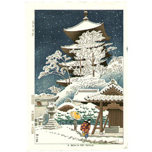 藤島武二: Snow in Toji Temple - Artelino