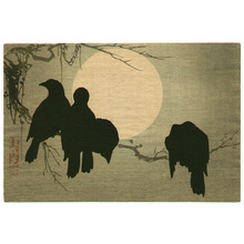 Ogata Korin After: Crows and the Moon - Artelino