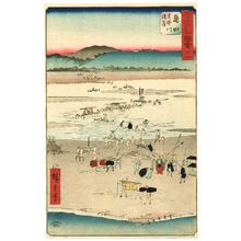 Utagawa Hiroshige: Shimada - 53 Tsugi Meisho Zue - Artelino