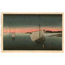 Unknown: Two Boats in the Sunset - Artelino