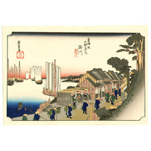 Utagawa Hiroshige: Shinagawa - Tokaido Gojusan Tsugi no Uchi (Hoeido) - Artelino