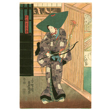 Japanischer Druck "Musician" von Utagawa Kunisada, 歌川国貞 (Utagawa Kunisada)