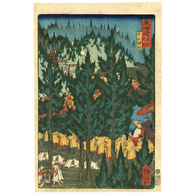 Japanese Print "Chiyoda Shrine - Tokaido Meisho no uchi" by Tsukioka Yoshitoshi, 月岡芳年 (Tsukioka Yoshitoshi)