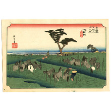 Utagawa Hiroshige: Chiriu - Fifty-three Stations of the Tokaido (Hoeido) - Artelino