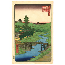 歌川広重: Furukawa River at Hiroo - One Hundred Famous View of Edo - Artelino