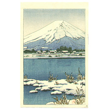 Kawase Hasui: Mt.Fuji and Lake Kawaguchi - Artelino