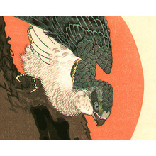 Utagawa Hiroshige: Hawk and Red Sun - Artelino