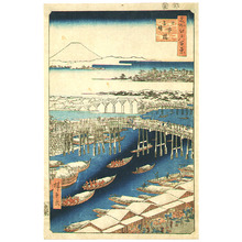 歌川広重: Nihonbashi Bridge - One Hundred Famous Views of Edo - Artelino