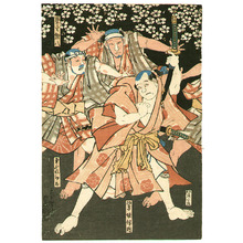 歌川国貞: Okaru and Kanpei - kabuki 47 Ronin - Artelino