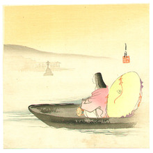 Estampe japonaise "Boat Trip" par Ogata Gekko, 尾形月耕 (Ogata Gekko)