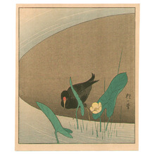 Sakai Hoitsu: Gallinule and Water Lily - Artelino