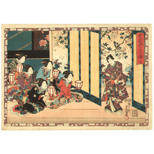 Utagawa Kunisada: The Tale of Genji - Chapter 9 - Artelino