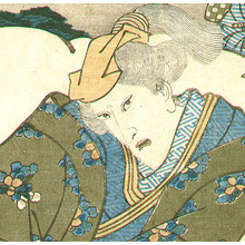 Estampe japonaise "Sugawara - Kabuki" par Utagawa Kunisada, 歌川国貞 (Utagawa Kunisada)