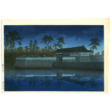 Kawase Hasui, 川瀬巴水 (Kawase Hasui)による浮世絵「Sakurada Gate」