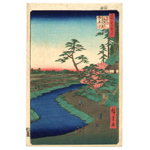 歌川広重: Camellia Hill - Meisho Edo Hyakkei - Artelino