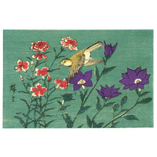 Utagawa Hiroshige III: Bird and Autumn Flowers - Artelino