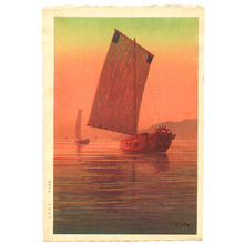 Ito Yuhan: Boats in the Sunset Glow - Artelino