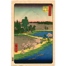 Ando Hiroshige, 歌川広重 (Ando Hiroshige)による浮世絵「Meisho Edo Hyakkei - Azuma no mori Renri no azusa」