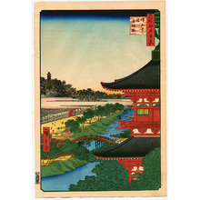 Utagawa Hiroshige: Meisho Edo Hyakkei - Zojoji-to Akabane - Artelino