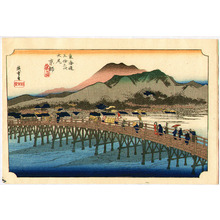 Utagawa Hiroshige: Tokaido Goju-san Tsugi no Uchi - Kyoto - Artelino