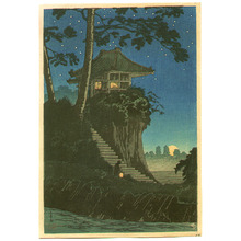 Takahashi Hiroaki: Temple in the Night - Tokumochi - Artelino