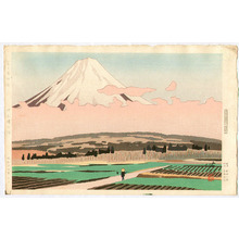 Kusaka Kenji: Mt.Fuji is seen around Miya - Artelino
