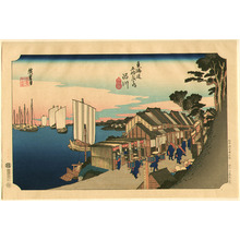 Utagawa Hiroshige: Shinagawa - 品川 - Ohmi Gallery - Ukiyo-e Search