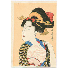 Kitagawa Utamaro: Bijin With a Fan - Artelino