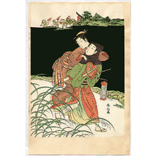 Suzuki Harunobu: Osen Eloping With Lover - Artelino