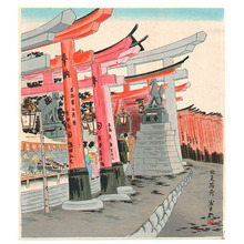 徳力富吉郎: Fushimi Inari - Twelve Months of Kyoto - Artelino