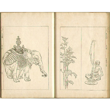 Japanischer Druck "Sketches by Gekko - Irohabiki Gekko Manga Vol.3 of 1st Set" von Ogata Gekko, 尾形月耕 (Ogata Gekko)