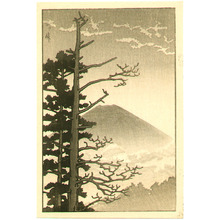 Kawase Hasui, 川瀬巴水 (Kawase Hasui)による浮世絵「Mt. Fuji and Pine Trees」