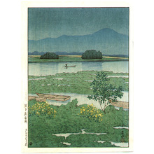 Kawase Hasui: Lake Ezu - Artelino