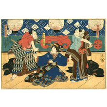 Utagawa Kunisada: Sword Fight - Artelino - Ukiyo-e Search
