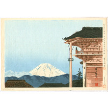 Tokuriki Tomikichiro: Mt. Fuji from Ise - Thirty-six Views of Mt. Fuji - Artelino