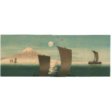 Unknown: Mt. Fuji and Sail Boats - Artelino