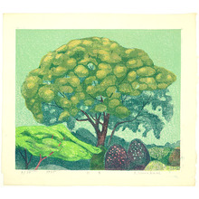 日本版画 "Giant Tree" 由 Unknown, 無款 (null) 创作