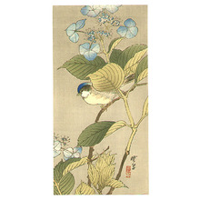 Unknown: Blue Bird on a Blossoming Branch - Artelino