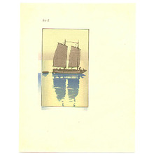 Yoshida Hiroshi: Sail Boat Set (5 sheets) - Artelino