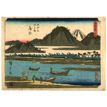 Utagawa Hiroshige: Kambara - Tokaido Fifty-three Stations (Kichizo) - Artelino