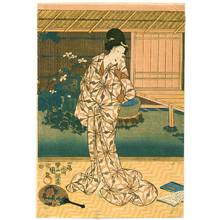 Estampe japonaise "Beauty after Bath" par Utagawa Kunisada, 歌川国貞 (Utagawa Kunisada)