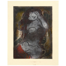 日本版画 "Female Nude" 由 Unknown, 無款 (null) 创作